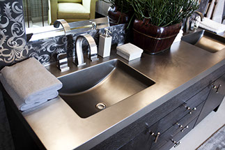 Concrete Countertops And Sinks In The Home Residential Concrete Lications Custom Countertops And Sinks