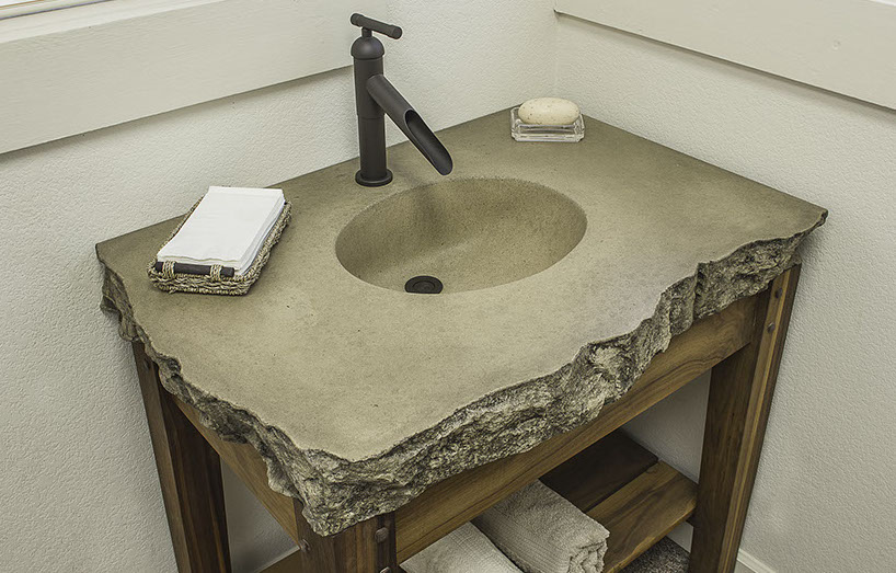 Concrete Countertops And Concrete Sinks In The Home