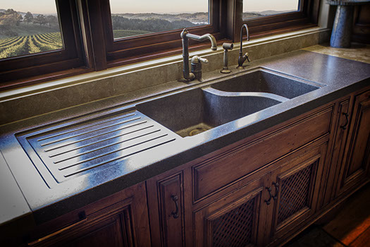 Sonoma Cast Stone Concrete Sinks Concrete Kitchen Sinks