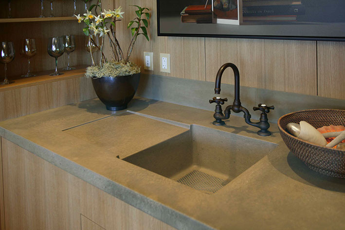 Sonoma Cast Stone Concrete Sinks Kitchen