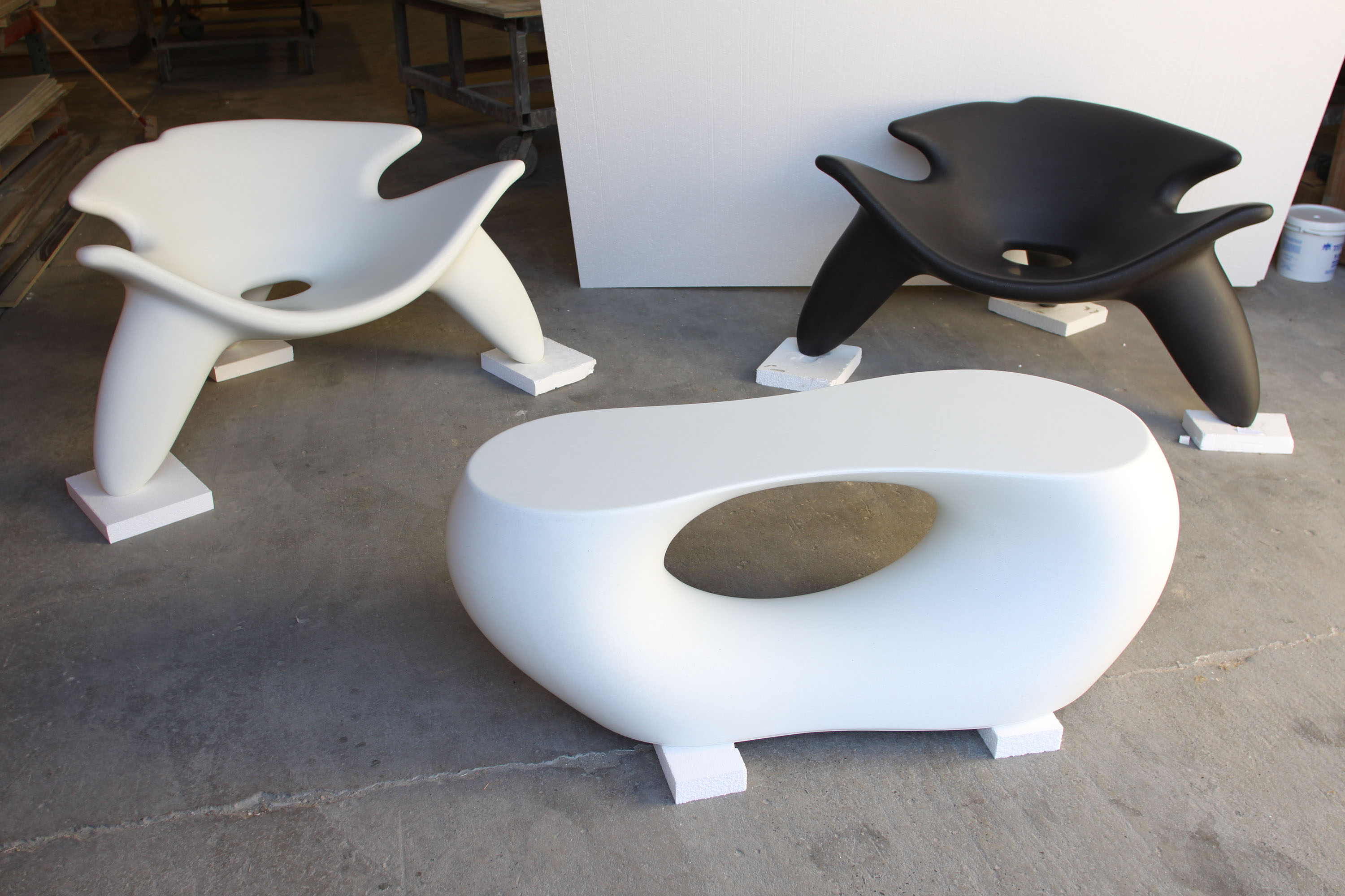Custom Concrete Furniture Designs