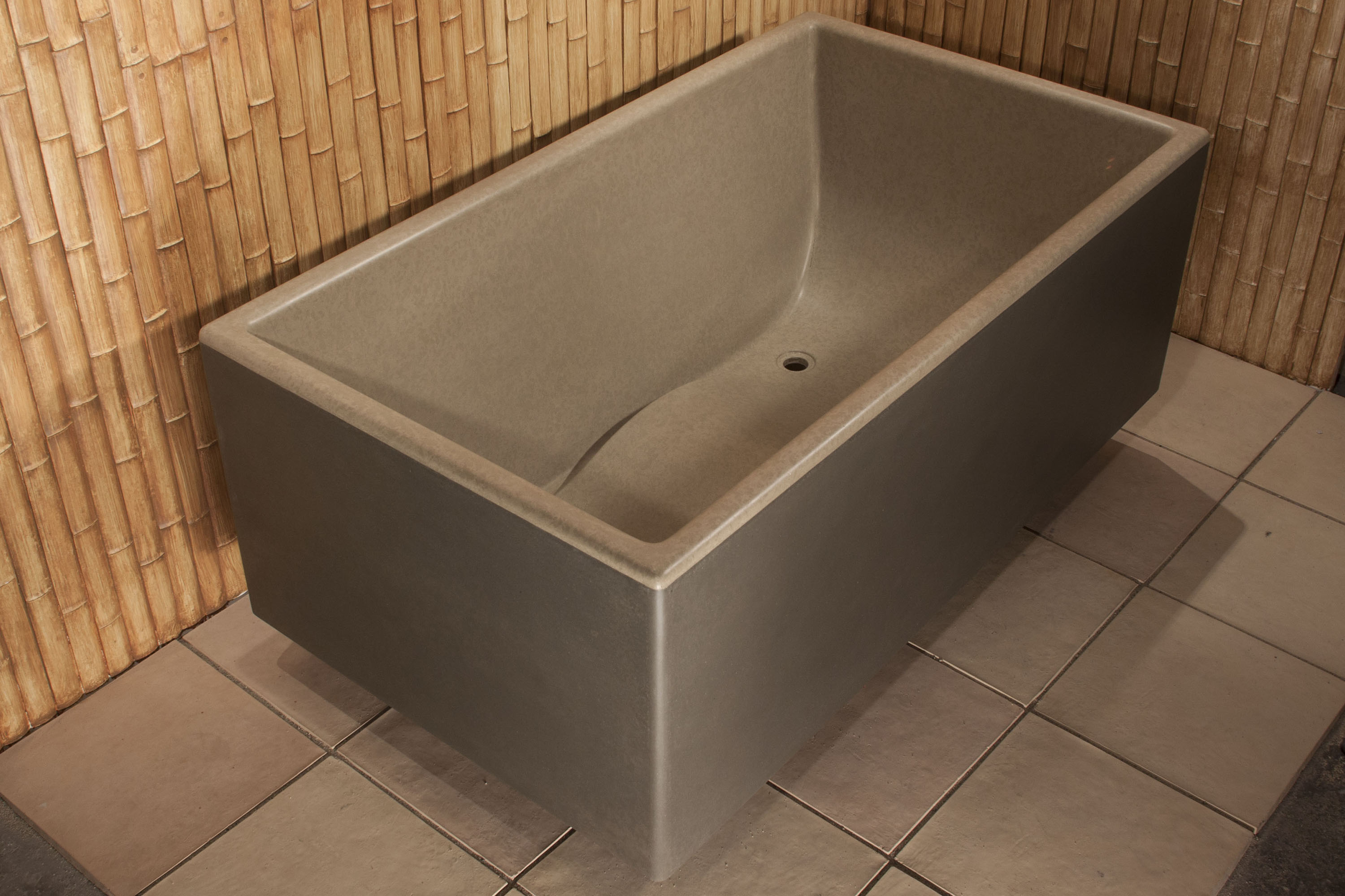 Indulge Urban Concrete Soaking Tub