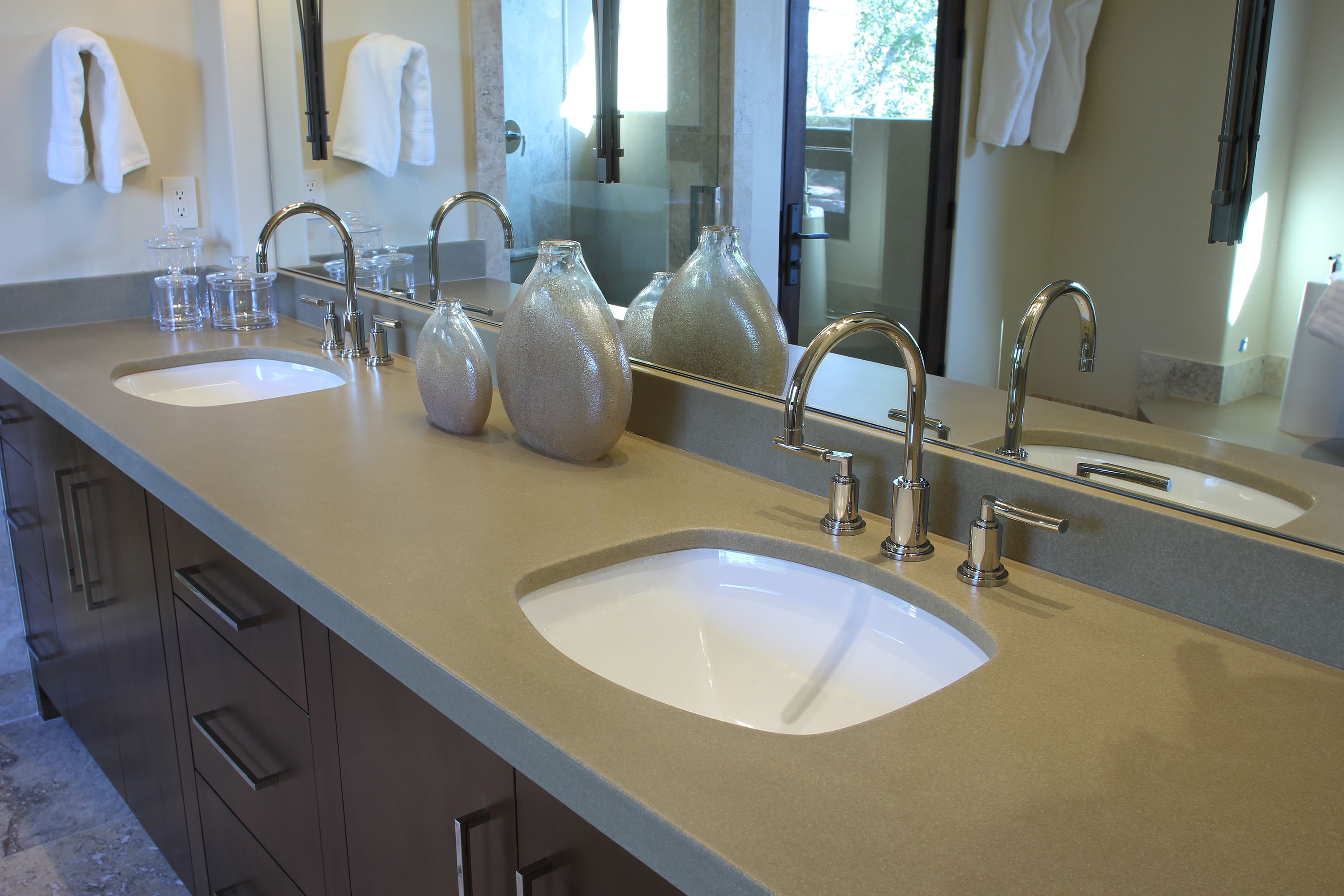 UnderMount Sink with Concrete Countertop, N637 Stone