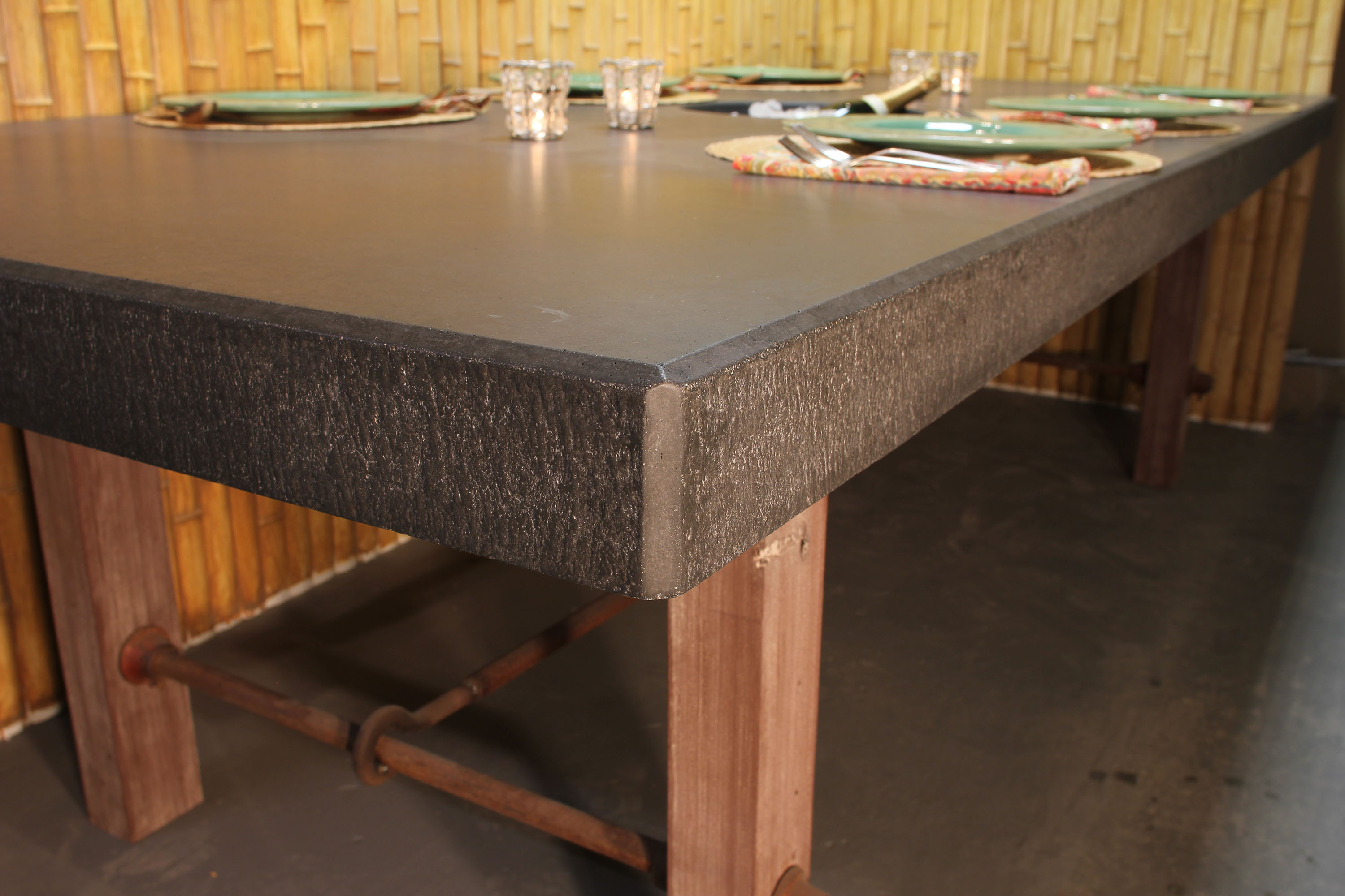 'The CenterPiece' Concrete Tabletop (Detail)