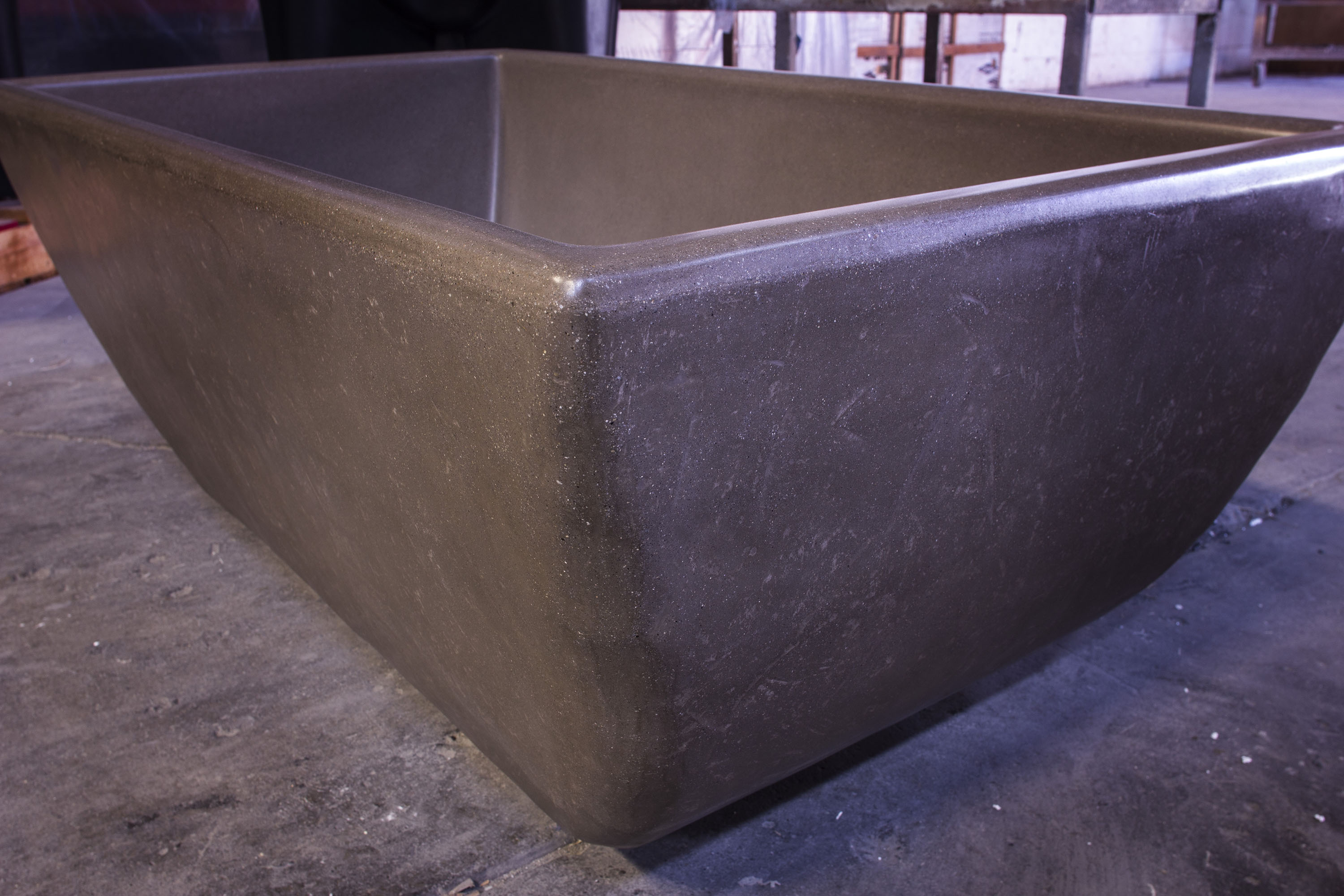 The Indulge Concrete Soaking Tub