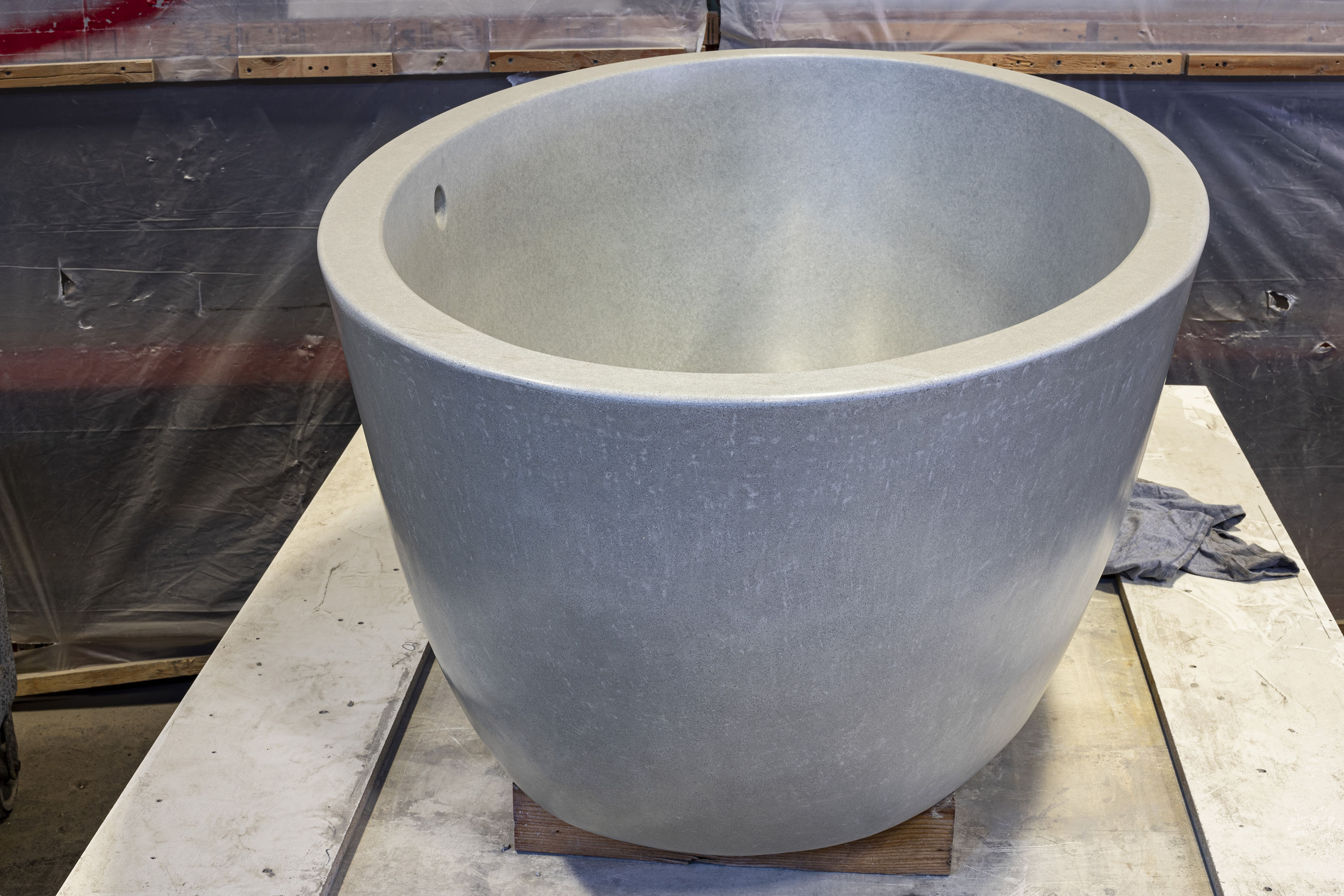 Tranquility Concrete Soaking Tub