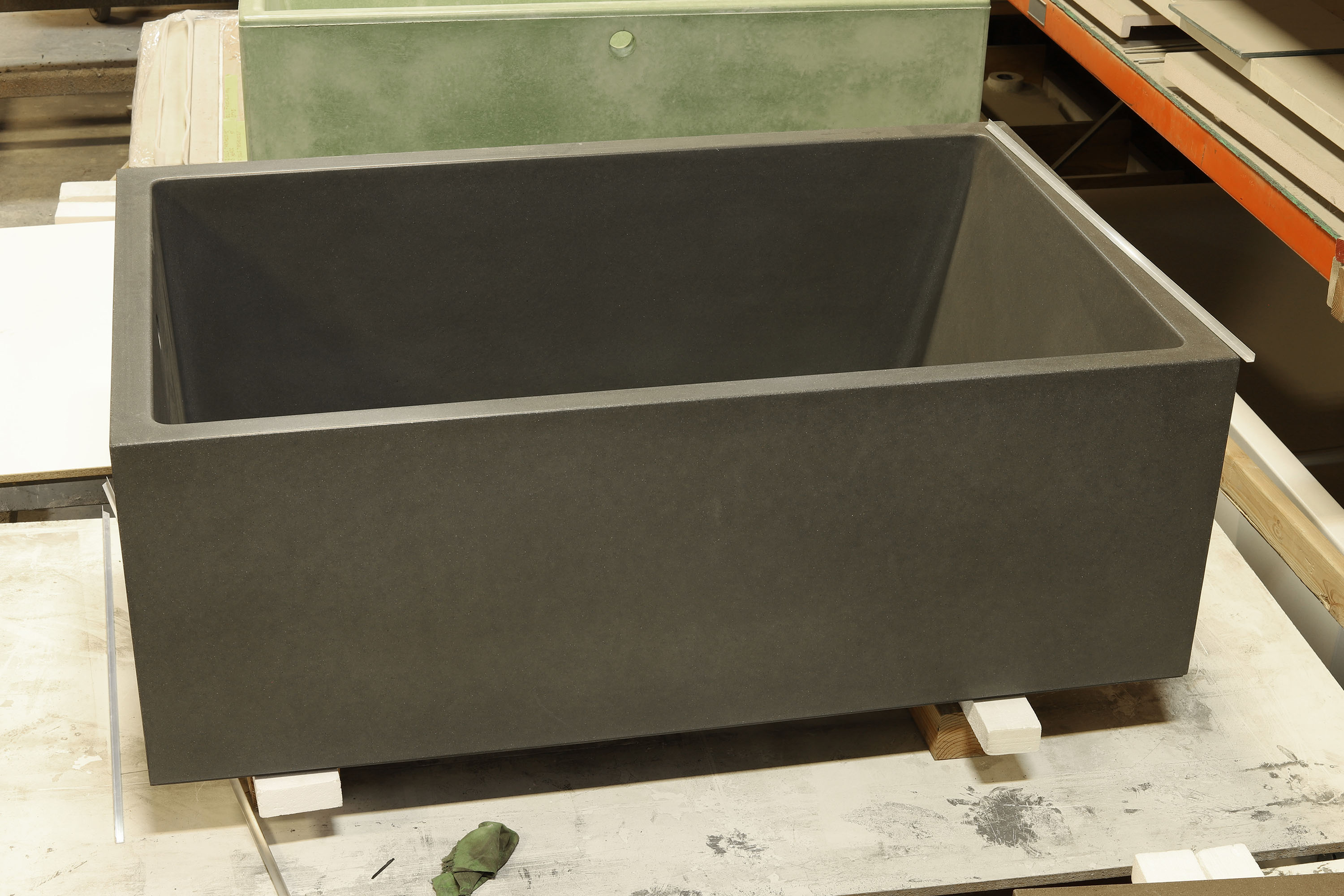 Custom Concrete Soaking Tubs