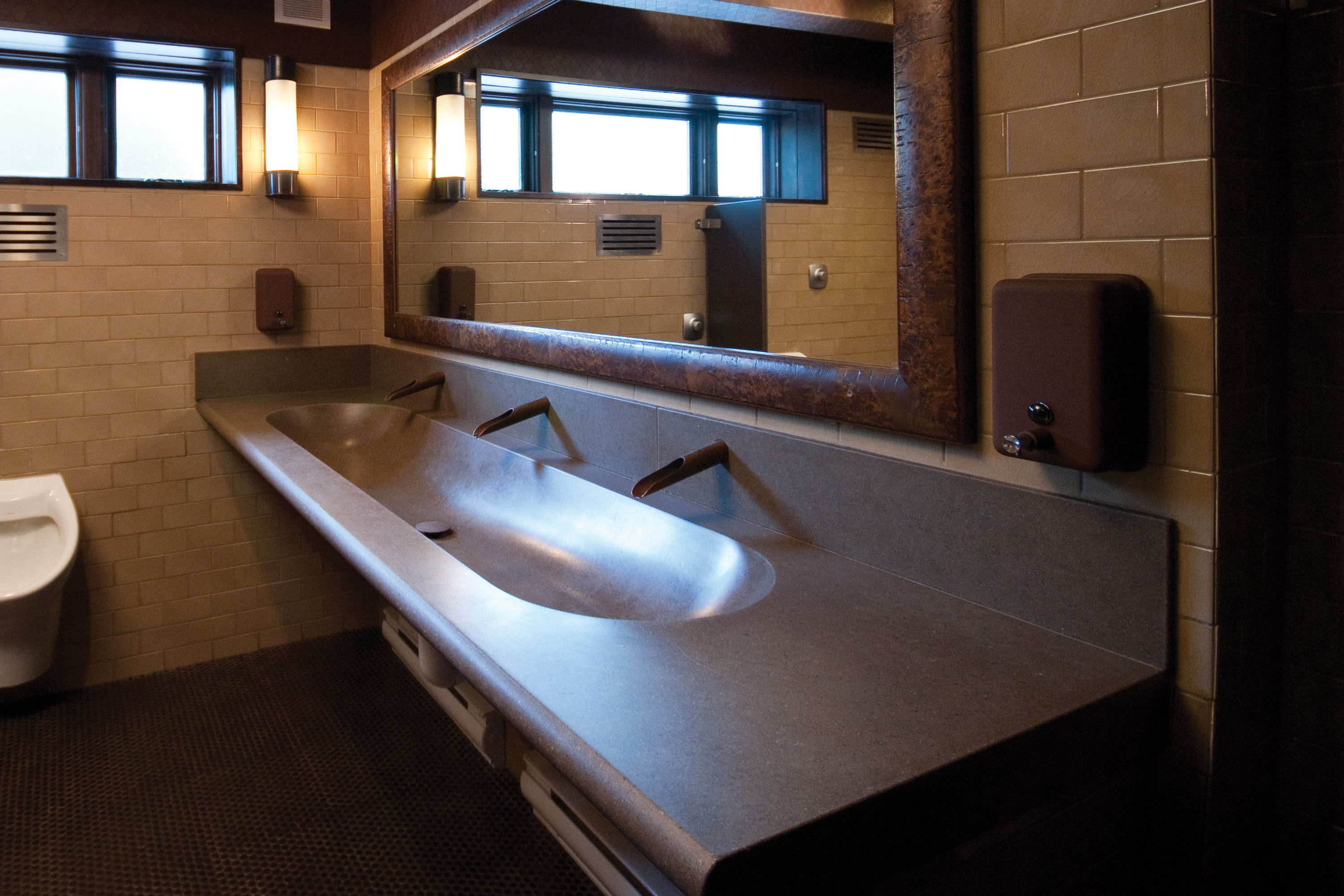 Concrete TroughSink at Ghost Ranch Saloon, Boulder CO