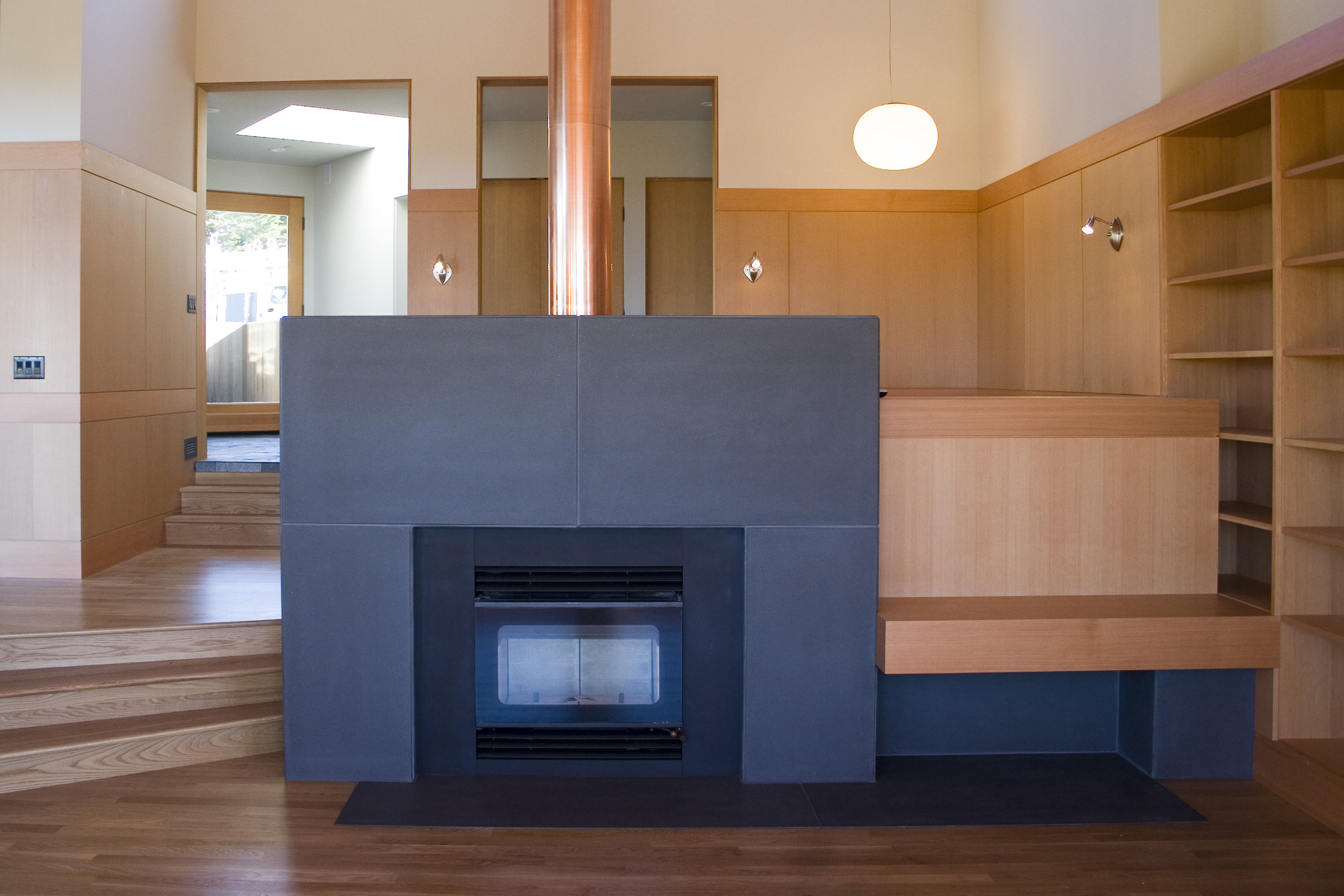 FPS30 | Contemporary Concrete Fireplace Surround