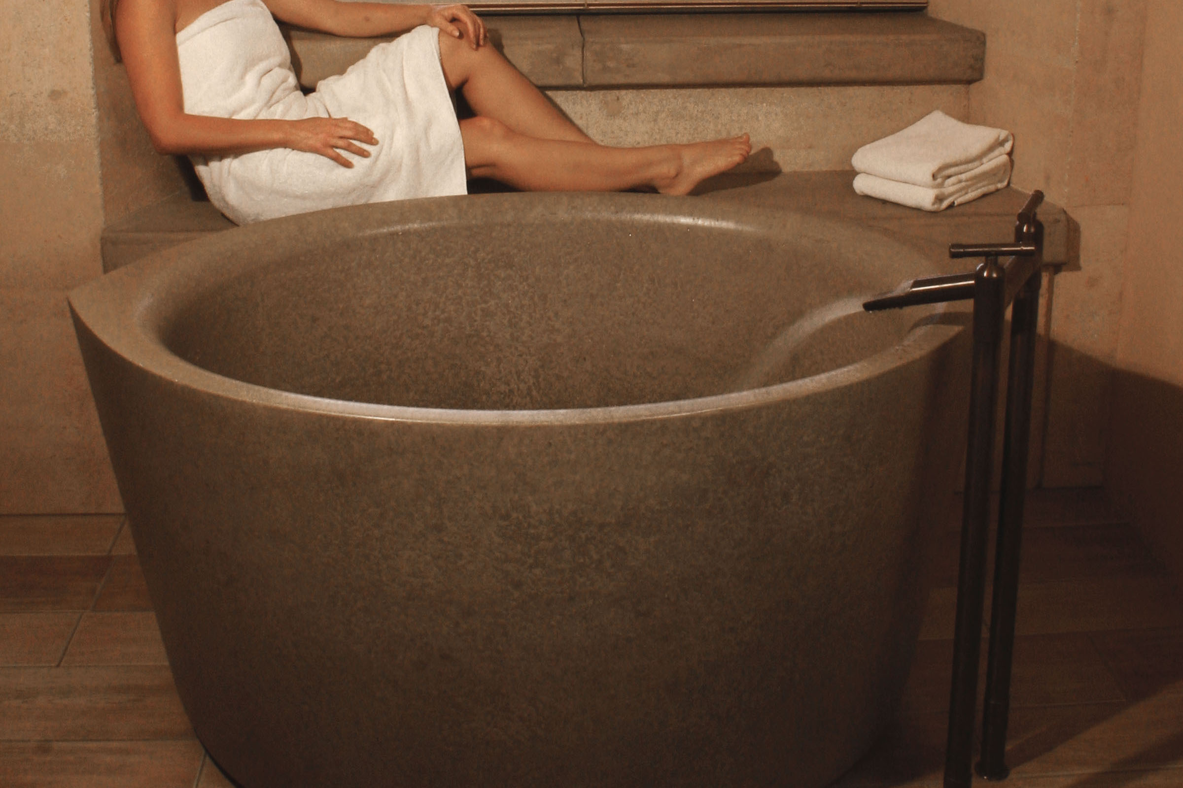 Ofuro Concrete Soaking Tub