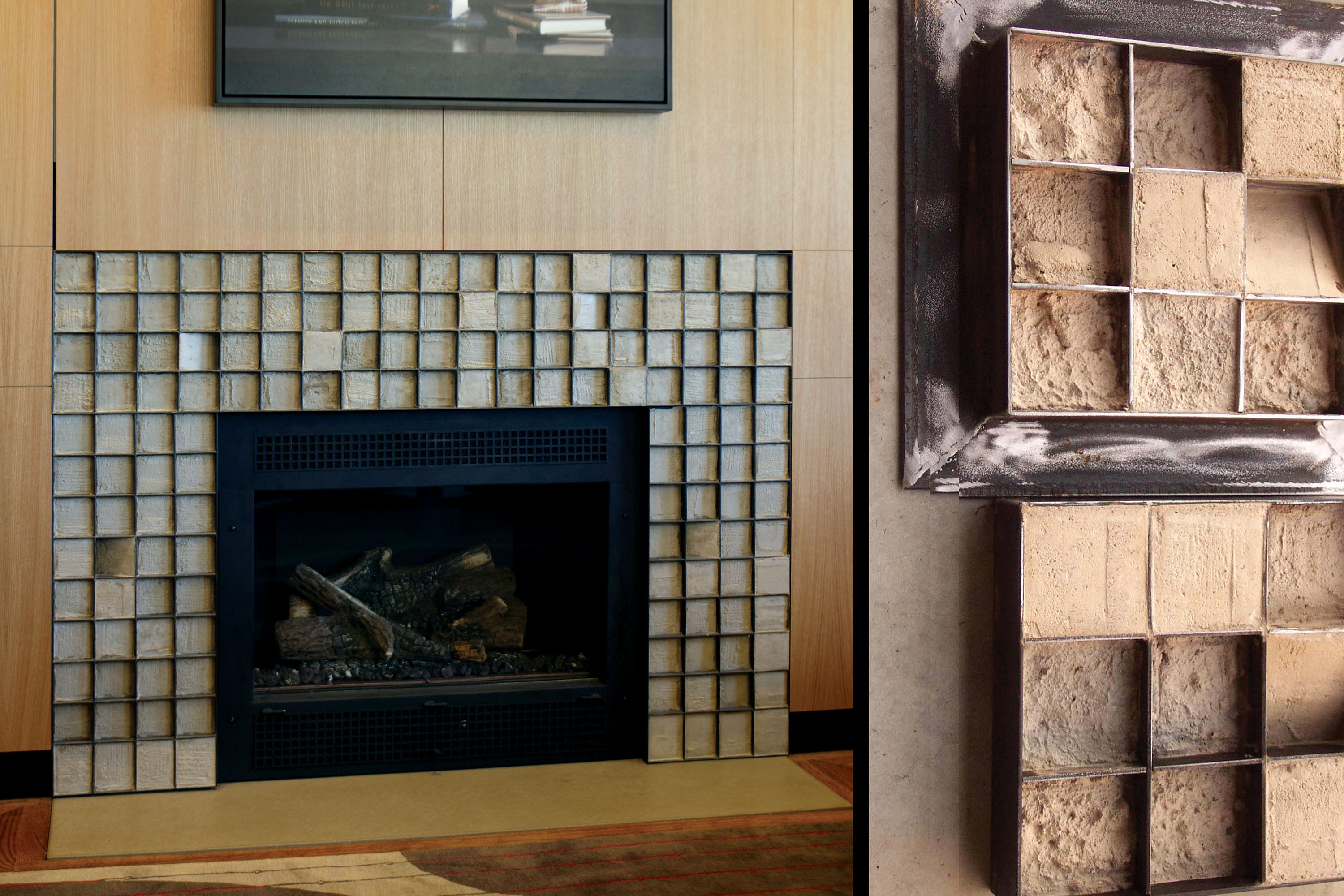 FPS01 | Urban Concrete Fireplace Surround